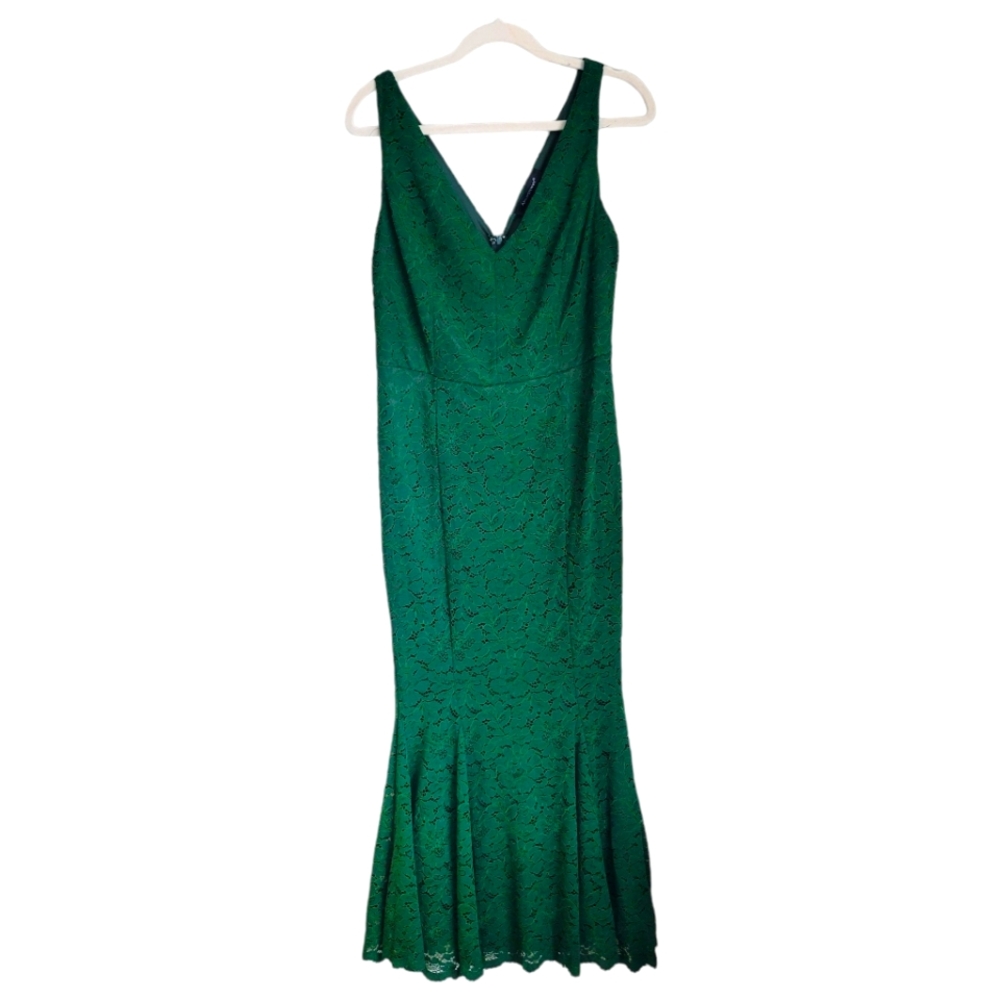 Ashley Stewart lace dress Size 12 Green Color